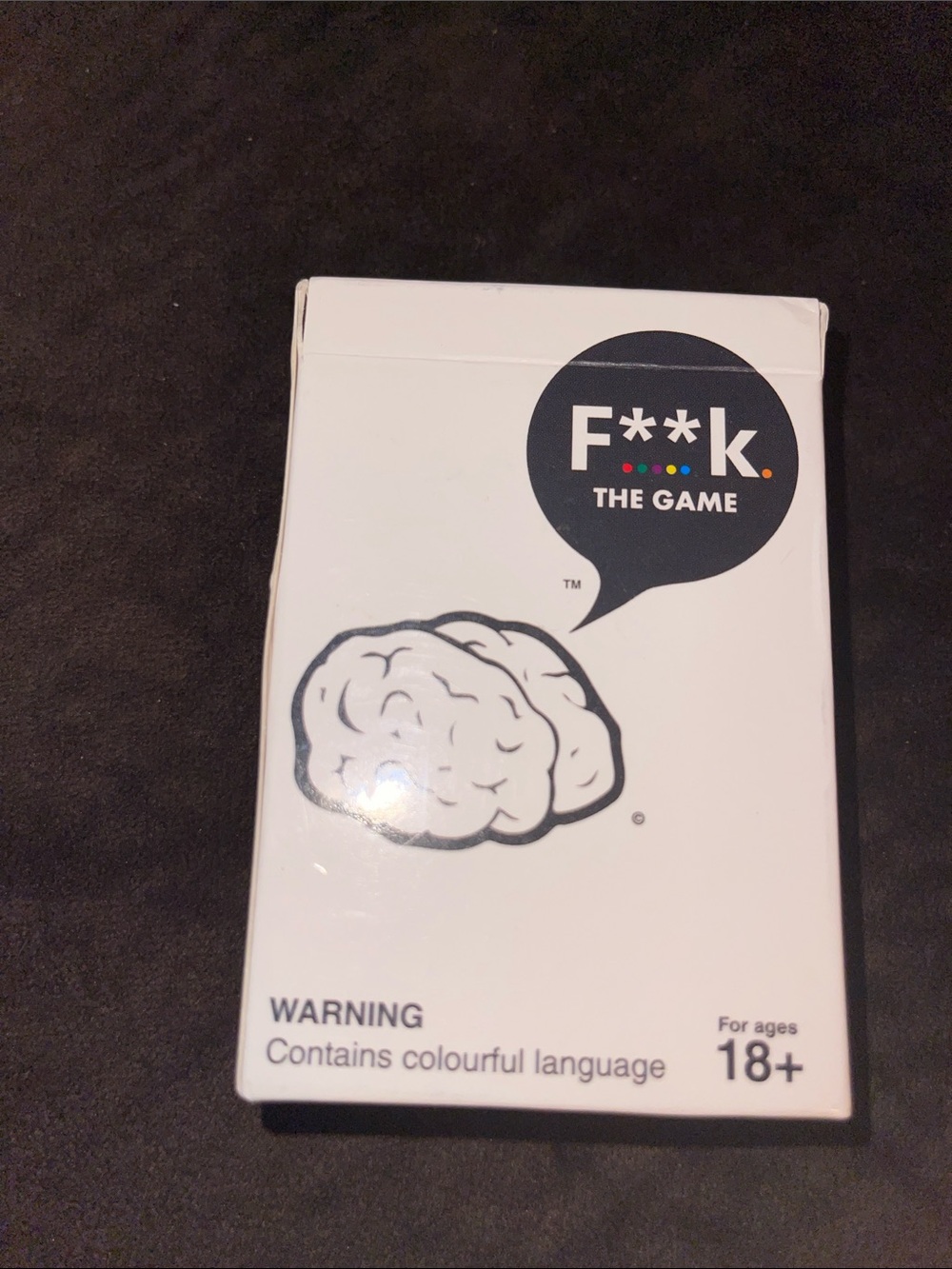 F**k The Game White Party Card Game